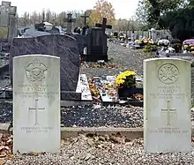 Cimetière d'Annappes.- Tombes des soldats du Commonwealth.