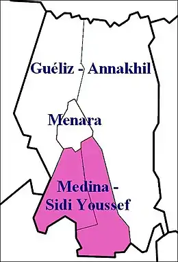 Carte de la circonscription.