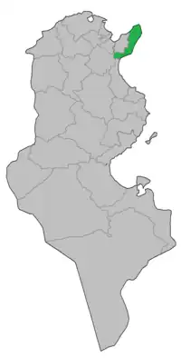 Carte de la circonscription.