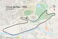 Illustration du Circuit de Pau-Ville en 1933.