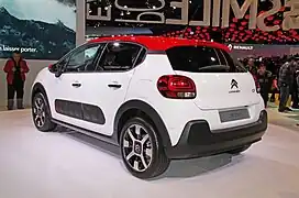 Citroën C3 III au Mondial de l'automobile de Paris 2016 (arrière).