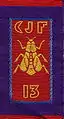 Insigne du CJF 13 (2e&nbsp;modèle).