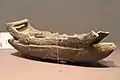 Reproduction d'un bateau. Terre cuite. L. 25,6 cm. Daegu. Trois Royaumes, IIIe – VIe siècle. Musée National de Daegu.