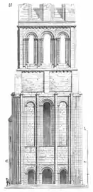 Élévation par Viollet-le-Duc.