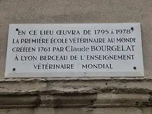Plaque commémorative.