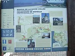 Panneau d'informations.