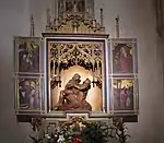 Autel-retable de la Vierge de Pitié (XIXe&nbsp;siècle, statue XVIIe&nbsp;siècle).