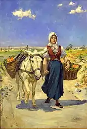 Retour du marché, Madrid, Museo Ulpiano Checa&nbsp;(es).