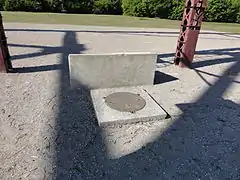 La tête de puits matérialisée Ledoux no&nbsp;1.