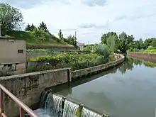 « L'écluse », au confluent avec la Chiers à Athus.
