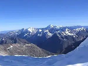Paysage de la cordillère Blanche.
