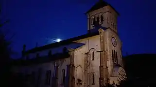 Chapelle de Travexin de nuit.