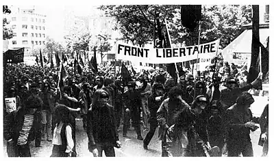 Cortège ORA en manifestation