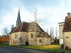 Le chevet de l'église