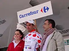 Julien Duval est premier du classement des monts.