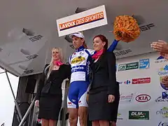 Tim Mertens remporte le prix de l'exploit du jour.