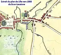 La  Riviérette et le Becquerel en 1066