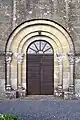Le portail de l'église (mars&nbsp;2012)