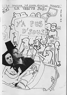 Couverture du Crassier n°16, fanzine des étudiants de l'ESADSE.