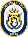 Badge de l'USS Vella Gulf.