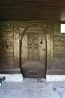 Détail de la porte d'entrée