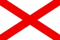 Drapeau de la Bourgogne (croix de saint André).