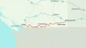 Image illustrative de l’article Route Crowsnest