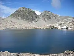 Lac supérieur de Crupillouse (été 2010).