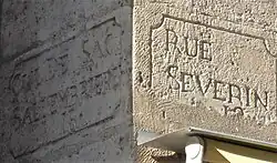 Inscriptions « Cul-de-sac Salembrière » et « rue Séverin ».