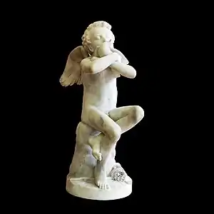 L'Amour embrassant une colombe (1863), musée de Grenoble.