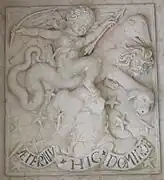 Cupidon chevauchant la chimère