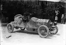 Cyril Snipe et Pedrini vainqueurs de la Targa Florio 1912;