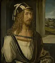 Autoportrait aux gants, 1498. Musée du Prado.