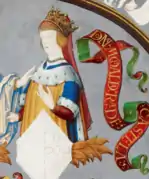 Miniature dans la Généalogie des rois de Portugal, XVIe&nbsp;siècle.