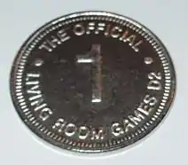 Dé à 2 faces (cylindre).