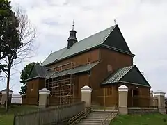 L'église en bois de Tous les Saints de 1771.
