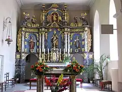 Maître-autel baroque "Saint-Martin" (XVIIe-XVIIIe).