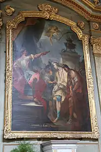 B- Tableau de Dandré-Bardon : Saint Crépin et saint Crépinien.