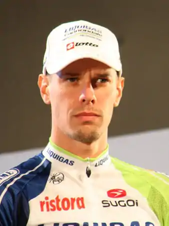 Daniel Oss, ici photographié lors de la Japan Cup 2012, est vainqueur de la Fuga Pinarello en 2016.