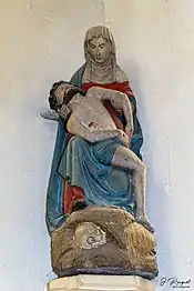 Pietà du XVIIe siècle, église Saint-Martin de Dannes (MH).