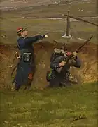 129. Dans un ravin. Lignards (no&nbsp;2), collection privée.