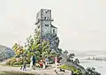 Das Bergschloss Greifenstein an der Donau (1812)