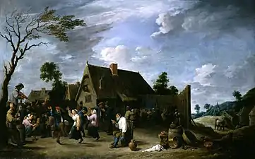 Fête au villageseconde moitié du XVIIe&nbsp;siècleDavid Teniers le Jeune