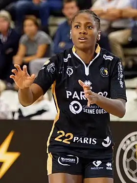 Déborah Lassource avec Issy en 2018.