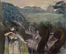 Degas, Aria après le ballet (Musée d'art de Dallas, 1879)