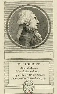 Portrait de Guillaume-Benoît Houdet, château de Versailles.