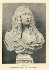 Mme&nbsp;de Girardin, Paris, Comédie-Française. Héliogravure d'après l'œuvre de Lévêque.