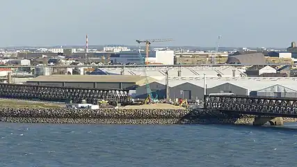 Du 13 février au 16 mars 2023, le viaduc du môle d'escale a été démantelé sur 420&nbsp;m de longueur, afin de libérer les terre-pleins de la Repentie et de l'anse Saint-Marc.