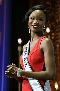 Deshauna Barber au Gala USO de 2016 à Washington, D.C.