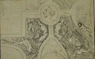 Projet de décoration de voûte, château de Windsor, Royal Collection